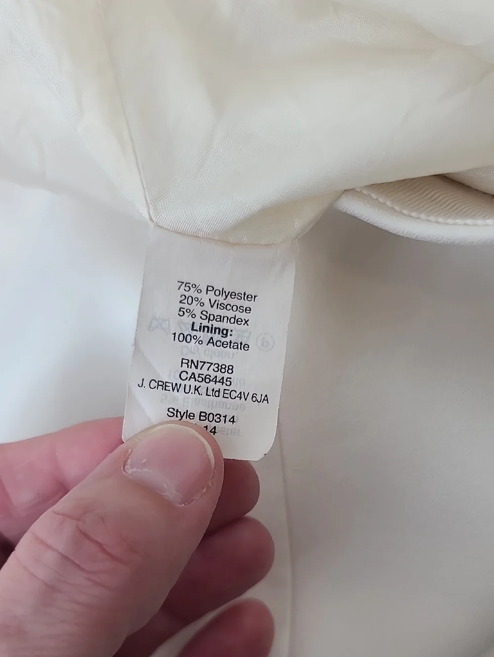 J Crew Double Crepe Fit & Flare Flippy Hi Waist A-Line Circle Mini Skirt Ivory